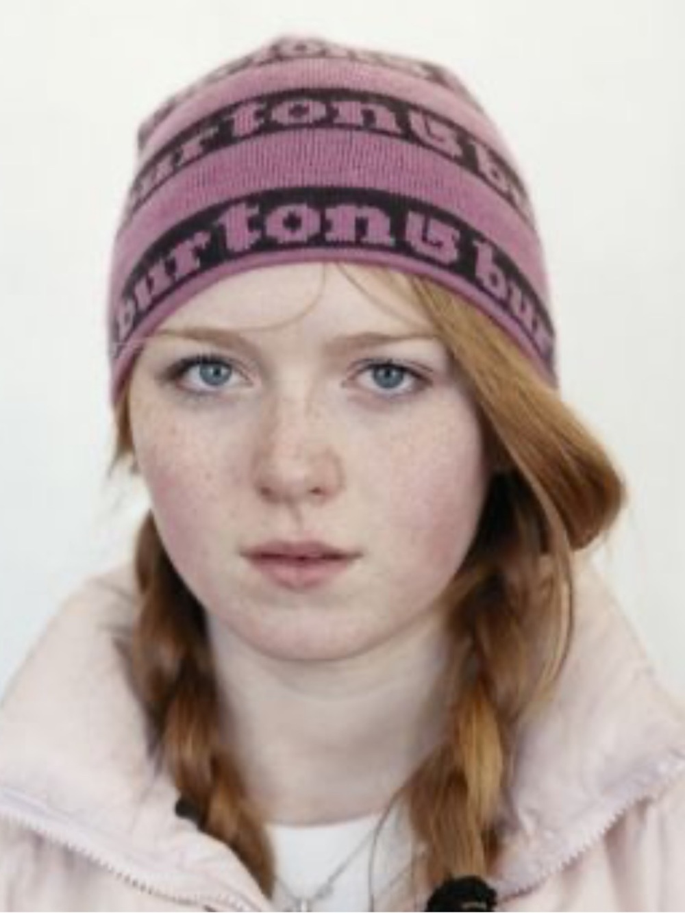 Burton Pink and Brown snow board Beanie